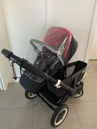 Carrito Gemelar Bugaboo Donkey Negro