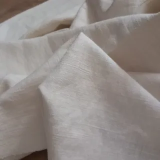 Retal lona tapicería, blanco crema.  260x140cm