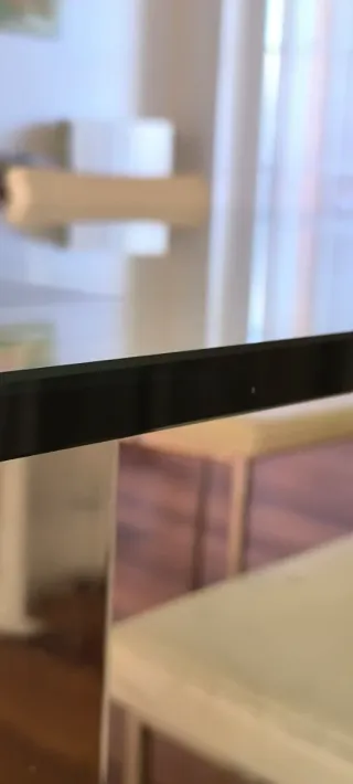 Mesa Comedor Cristal y 7 Sillas Modernas
