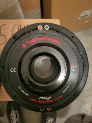 2 Rockford Fosgate Subwoofers Punch
