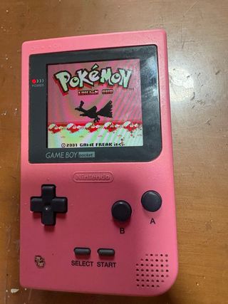 Nintendo Game Boy Pocket Rosa Pokémon