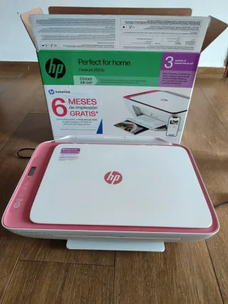Impresora HP DeskJet 2823e Rosa/Blanca