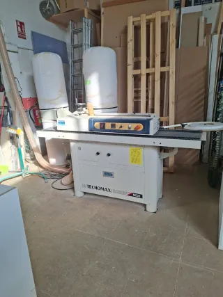 Máquina encoladora cantos cola caliente