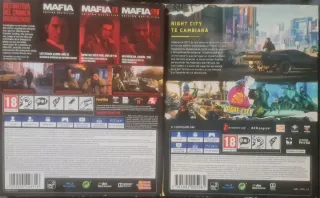 PS4: Cyberpunk 2077 y Mafia Trilogy