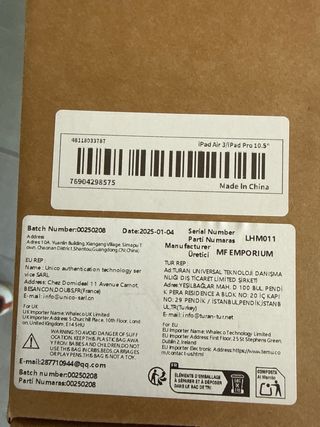 2 Protezioni Schermo iPad Air/Pro 10.5"