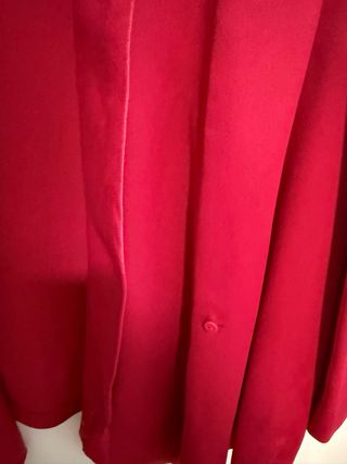 Chaqueta/Camisa Zara Raso Fucsia Talla M