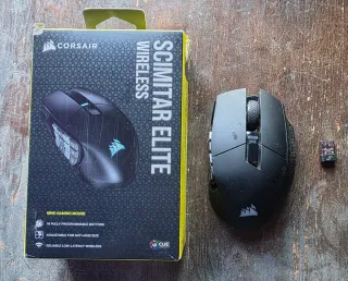 Ratón Gaming Corsair Scimitar Elite Wireless Negro