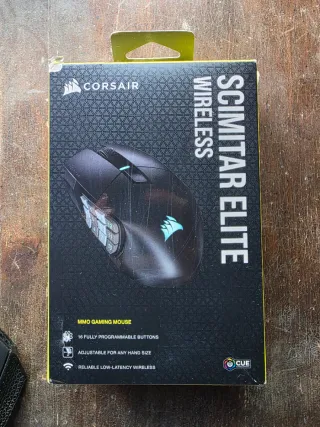 Ratón Gaming Corsair Scimitar Elite Wireless Negro