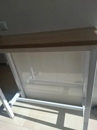 Mesa alta madera y metal