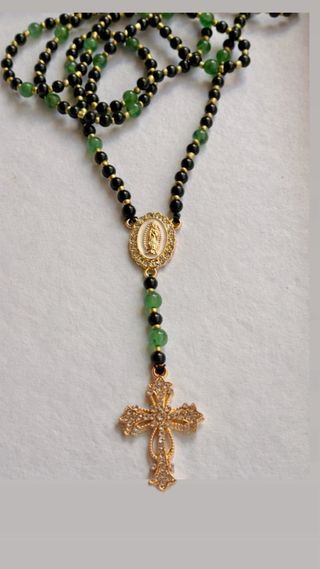 Rosario Artesanal Cuentas Jade