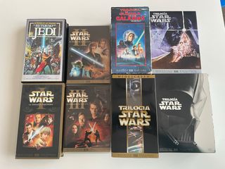 Lote Star Wars VHS y DVD