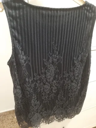 Blusa Vila Clothes sin mangas encaje
