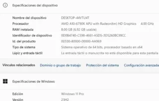 Torre PC Negra y Plateada