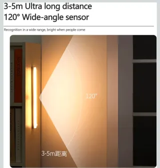 Luce LED notturna 20 CM 3 Modalità Armadio Sottope