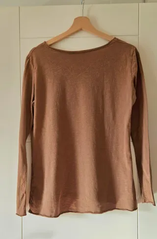 Camiseta mujer algodón estrella lentejuelas