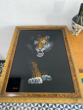 Cuadro Midcentury Tigre Donaire