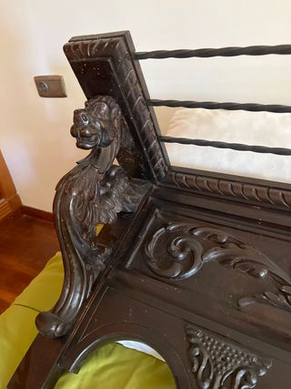 Perchero madera estilo Luis XV