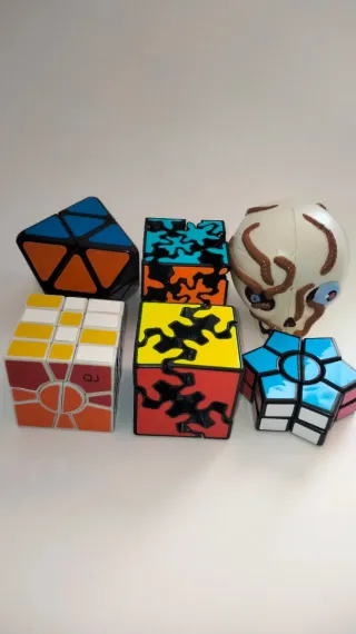 Lote de cubos de rompecabezas