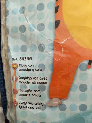 Disfraz Tigre Talla Única