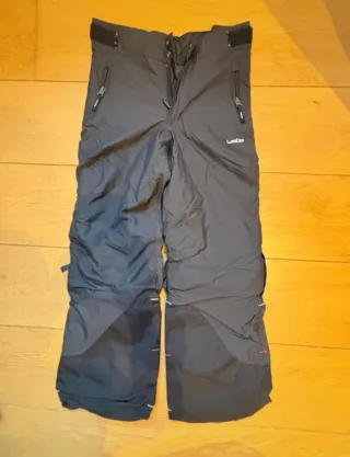 Pantalón de esquí negro Wed'ze talla 8 años
