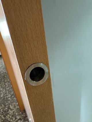 Puerta corredera de madera