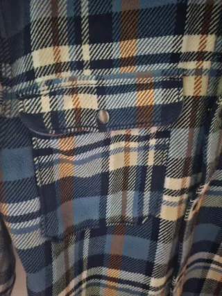 Camisa franela de cuadros niño T.10/11 años