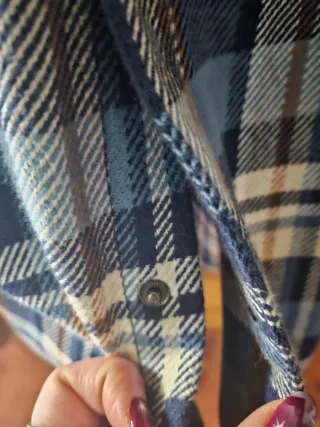 Camisa franela de cuadros niño T.10/11 años