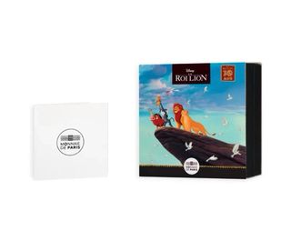 Moneda 5€ Rey León Simba 0,5g Oro 2024 Francia