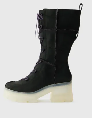 Botas UGG negras con cordones