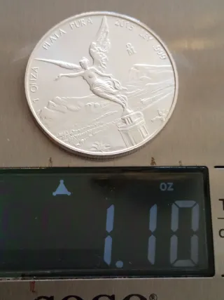 Onza Libertad Plata Pura 2015