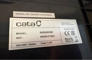 Vitrocerámica CATA INSB6003BK (Repuestos)