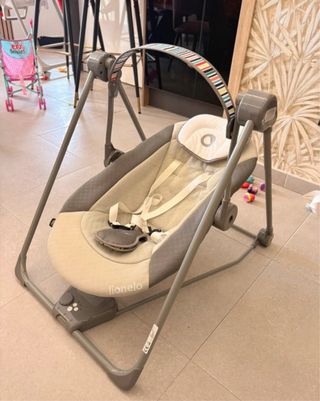 Sdraietta dondolo neonato lionelo usata raramente
