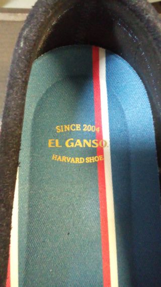 El Ganso Zapatillas Ante Azul Hombre