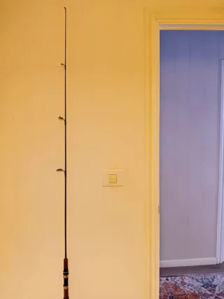 Caña de pesca cucharilla fibra de carbono