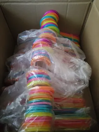 Lote 100 Perchas Colores Niños