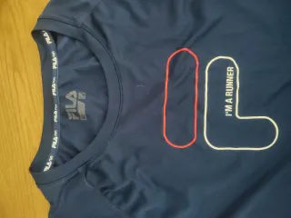 Camiseta Fila Azul y Rojo