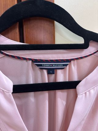 Camisa Tommy Hilfiger Rosa Talla S