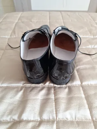 Scarpe da ballo uomo lucide nere 43