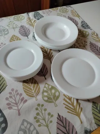 Piatti Arcopal completo x 6 persone