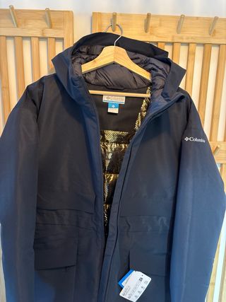 Parka Columbia Mujer Talla L Negra