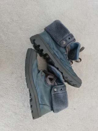 Botas Palladium Hombre Talla 42 Azul/Gris