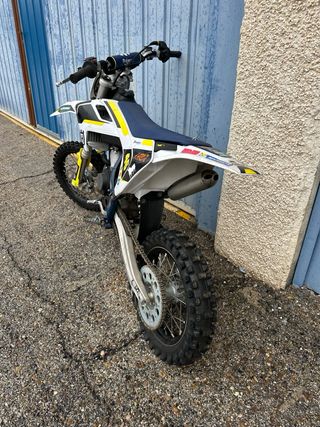 Husqvarna 65cc 2022 Motocross Blanca y Amarilla