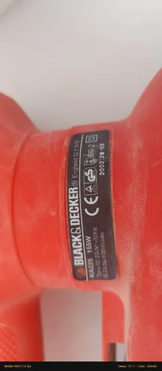 Lijadora de detalles Black & Decker Roja