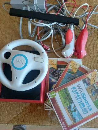 Consola Wii Mini Rossa + Accessori