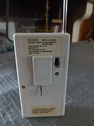 Radiolina portatile AM FM Methodo