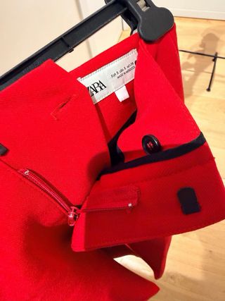 Giacca sartoriale ZARA rossa