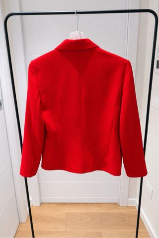 Giacca sartoriale ZARA rossa