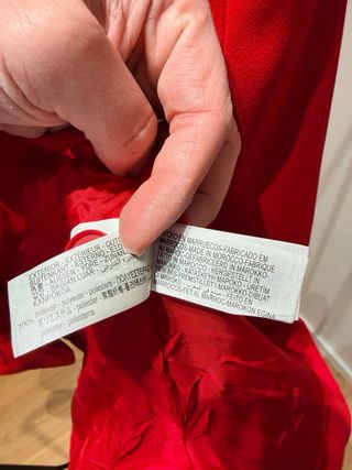 Giacca sartoriale ZARA rossa