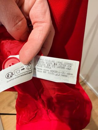 Giacca sartoriale ZARA rossa