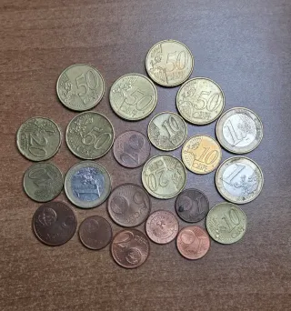 Lotto monete euro varie nazionalità